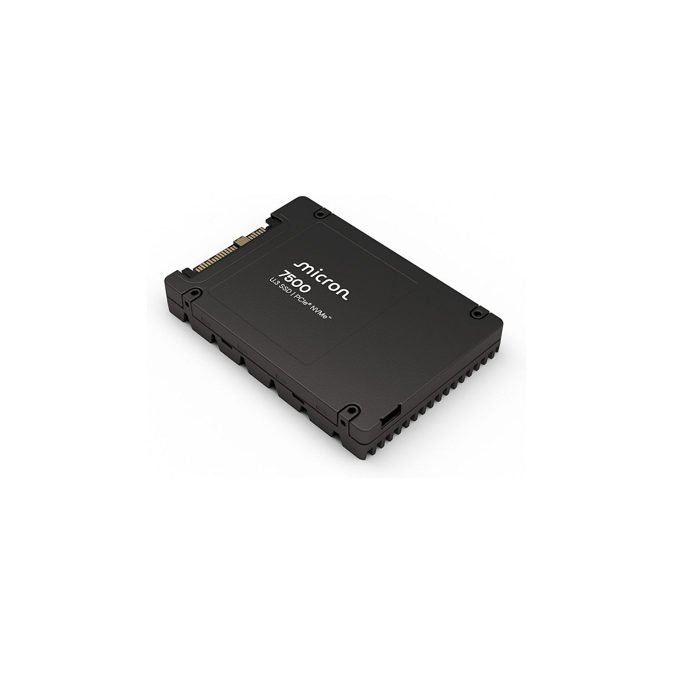 Buy 2,5' 7.68TB Micron 7500 PRO Read Intensive MTFDKCC7T6TGP-1BK1DABYYR 1,0 DPWD 63,5mm U.3 PCIe (NVMe) SSD SED 256bit AE... in 