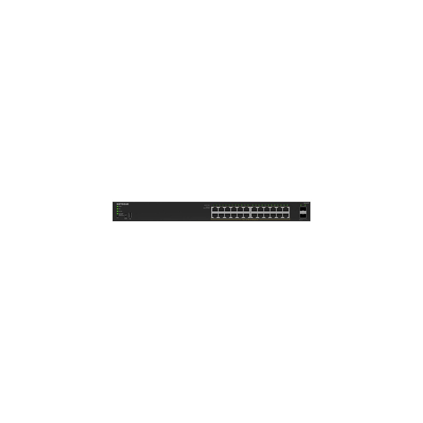 Buy NETGEAR GS324TPv2 - Switch - 2+ L3 Lite - Smart - 24 x 10 100 1000 (PoE+) + 2 x SFP - an Rack montierbar - PoE+ (190 W) in C