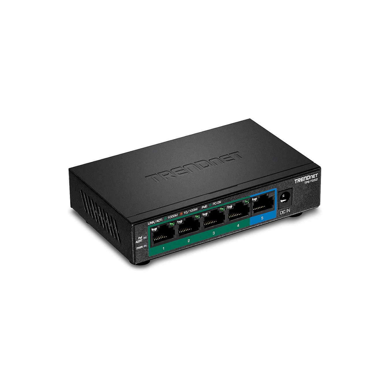 Buy TRENDnet TPE-TG52 5-Port PoE Switch Gigabit PoE+ 32W in Cyprus, Nicosia, Limassol, Larnaka, Pafos