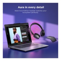 Buy Lenovo Dual-Mode Wireless ANC Foldable Headset 8550 Aura Edition USB-C Teams in Cyprus, Nicosia, Limassol, Larnaka, Pafos
