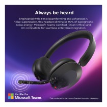 Buy Lenovo Dual-Mode Wireless ANC Foldable Headset 8550 Aura Edition USB-C Teams in Cyprus, Nicosia, Limassol, Larnaka, Pafos