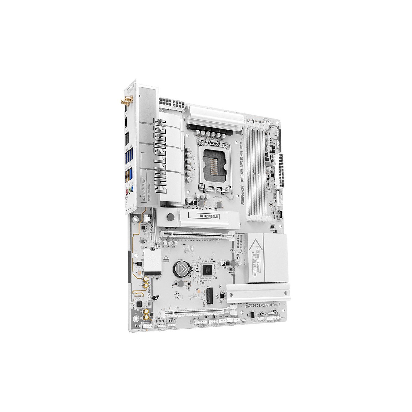 Buy ASROCK B860 Challenger WiFi DDR5 Intel S1851 White retail in Cyprus, Nicosia, Limassol, Larnaka, Pafos