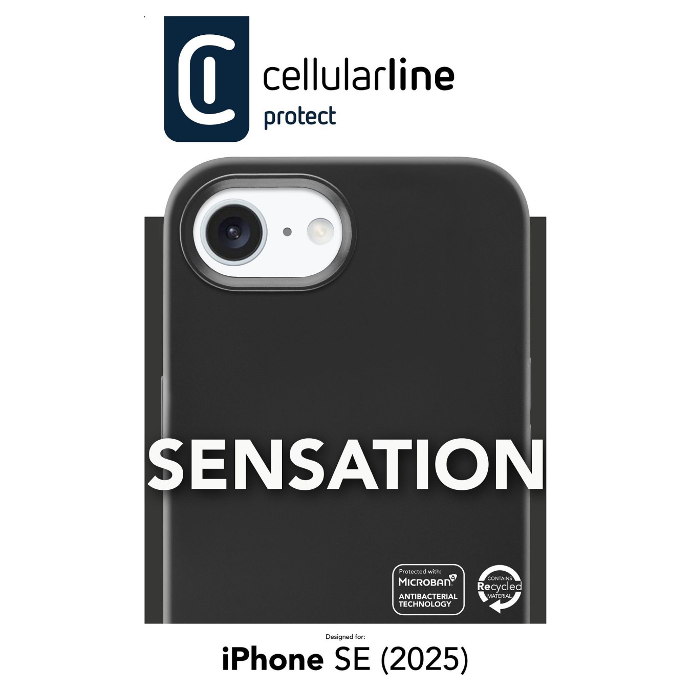 Buy Cellularline Sensation Case fr Apple iPhone 16e Black in Cyprus, Nicosia, Limassol, Larnaka, Pafos