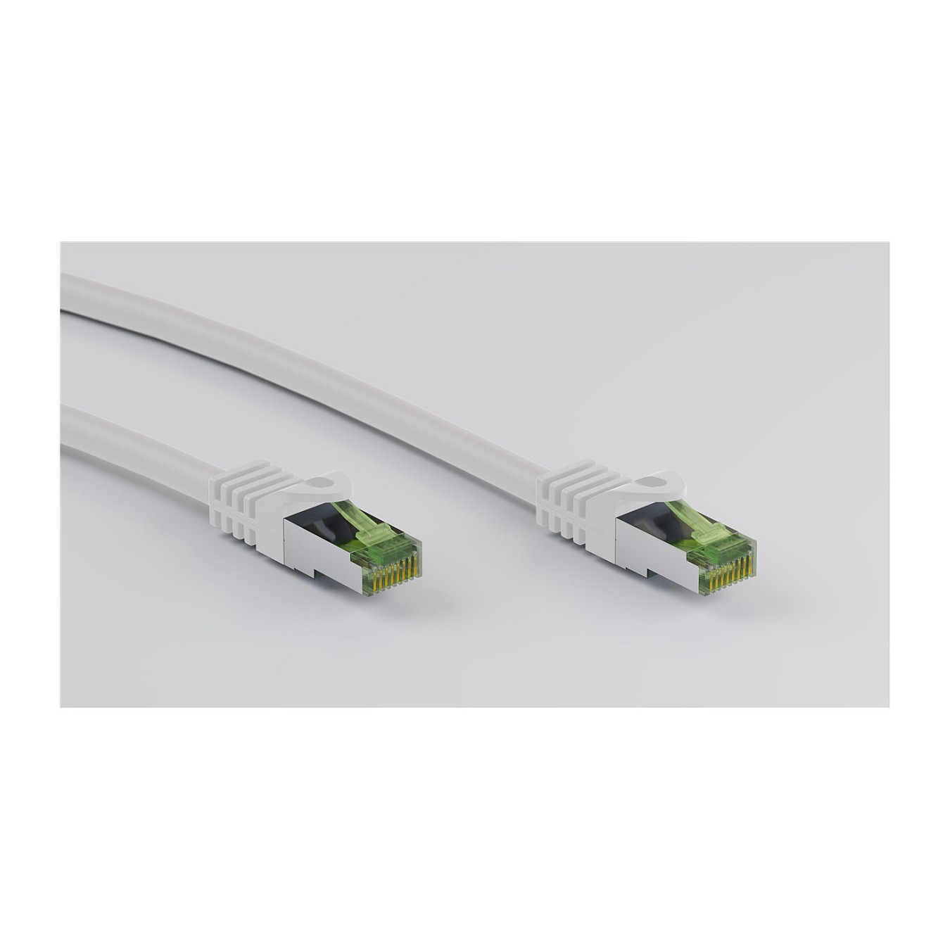 Buy Goobay GHMT-zertifiziertes CAT 8.1 0,5m Patchkabel, S FTP (PiMF), weiß in Cyprus, Nicosia, Limassol, Larnaka, Pafos