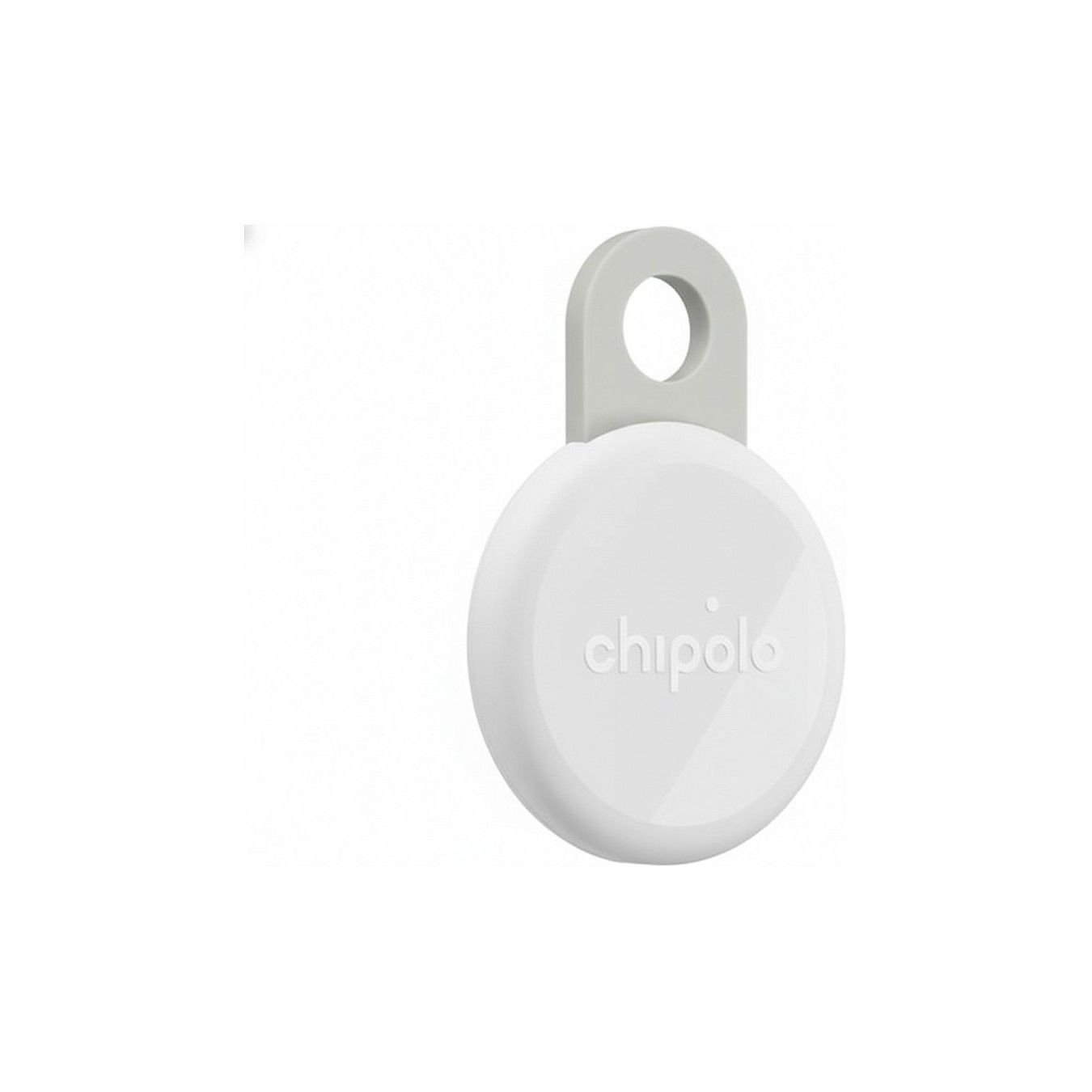Buy Chipolo LOOP - Rechargeable tracking tag compatible with Apple Find My on iPhone (Chalk) in Cyprus, Nicosia, Limassol, Larna
