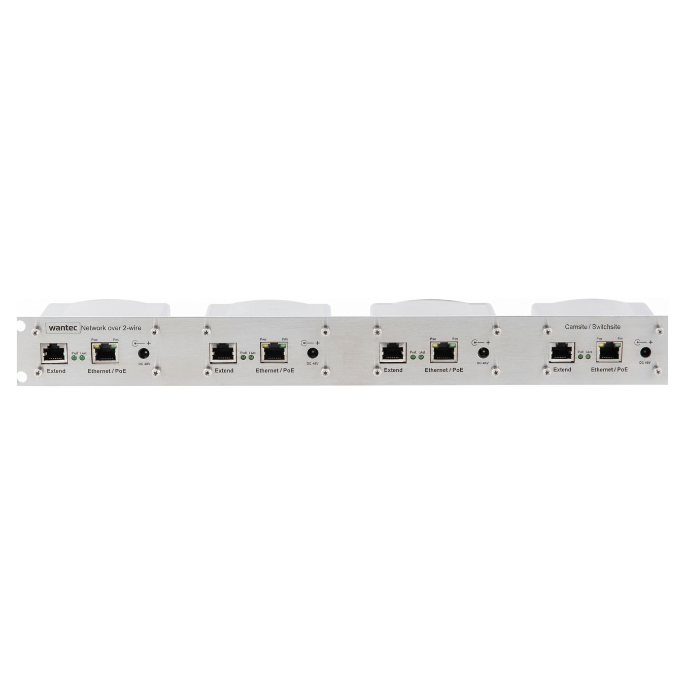 Buy Wantec 2wIP D-Serie RJ45 19' Rackgerät 4x Sender Switchseite in Cyprus, Nicosia, Limassol, Larnaka, Pafos