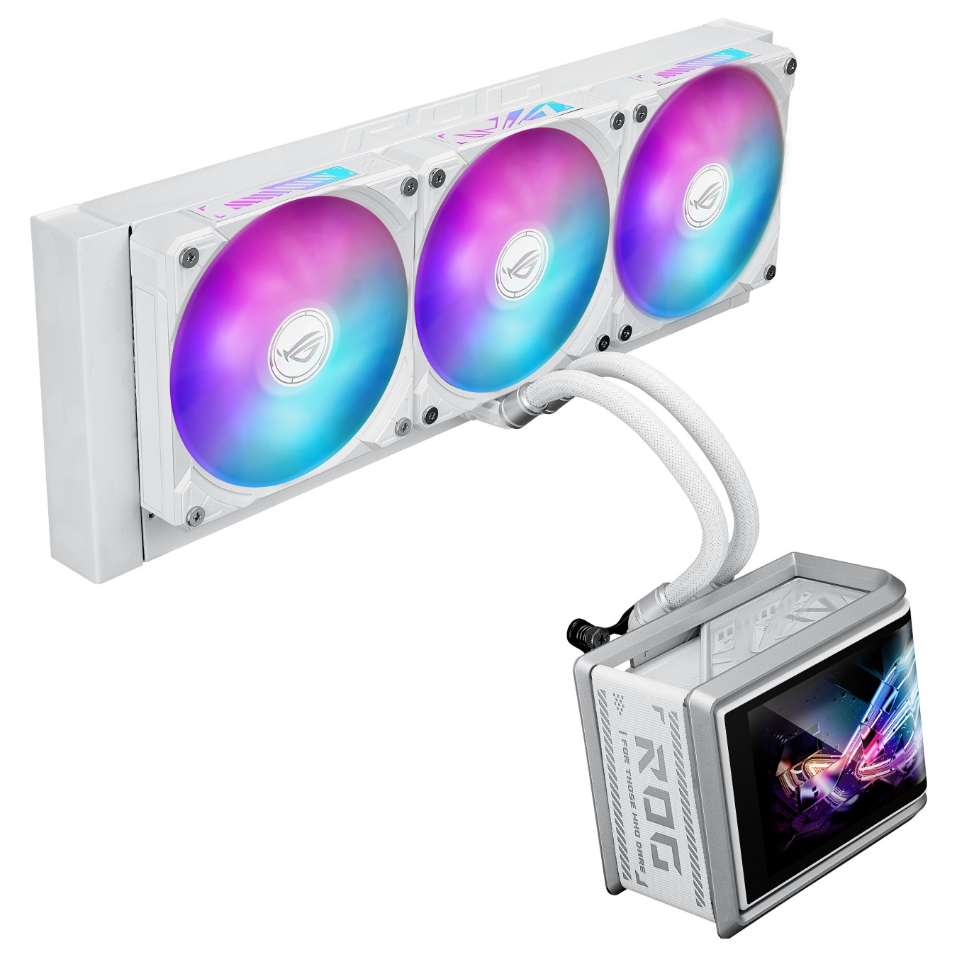 Buy K ASUS ROG RYUO IV SLC 360 ARGB weiß Komplettwasserkühlung für CPUs in Cyprus, Nicosia, Limassol, Larnaka, Pafos