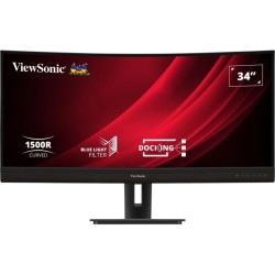 ViewSonic VG3456C 34" Curved UWQHD 100Hz VA Monitor USB-C 100W (Boxed) — Buy in Cyprus with Fast Delivery