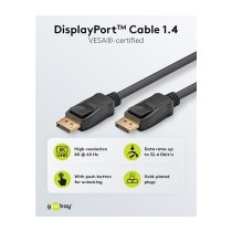 Buy Goobay 1m DisplayPortTM-Kabel 1.4, zertifiziert, 32,4 Gbit s in Cyprus, Nicosia, Limassol, Larnaka, Pafos