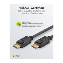Buy Goobay 1m DisplayPortTM-Kabel 1.4, zertifiziert, 32,4 Gbit s in Cyprus, Nicosia, Limassol, Larnaka, Pafos