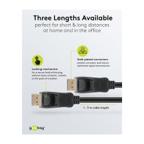 Buy Goobay 1m DisplayPortTM-Kabel 1.4, zertifiziert, 32,4 Gbit s in Cyprus, Nicosia, Limassol, Larnaka, Pafos