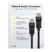 Buy Goobay 1m DisplayPortTM-Kabel 1.4, zertifiziert, 32,4 Gbit s in Cyprus, Nicosia, Limassol, Larnaka, Pafos