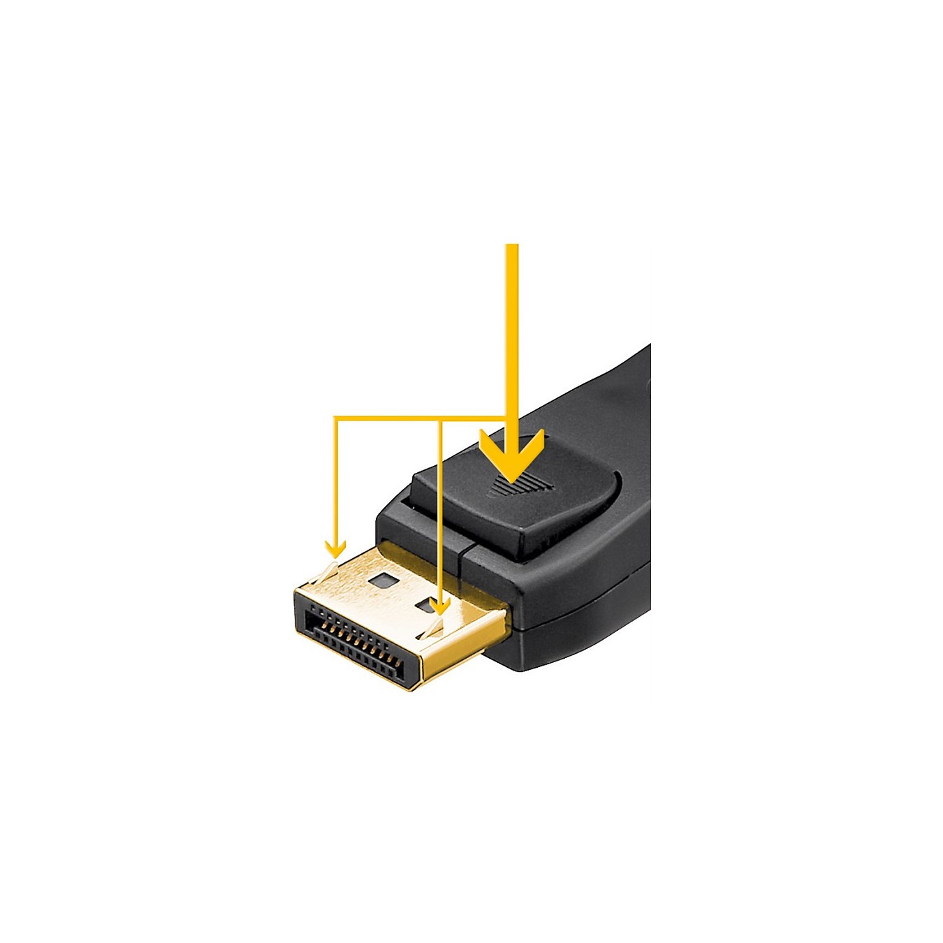 Buy Goobay 1m DisplayPortTM-Kabel 1.4, zertifiziert, 32,4 Gbit s in Cyprus, Nicosia, Limassol, Larnaka, Pafos