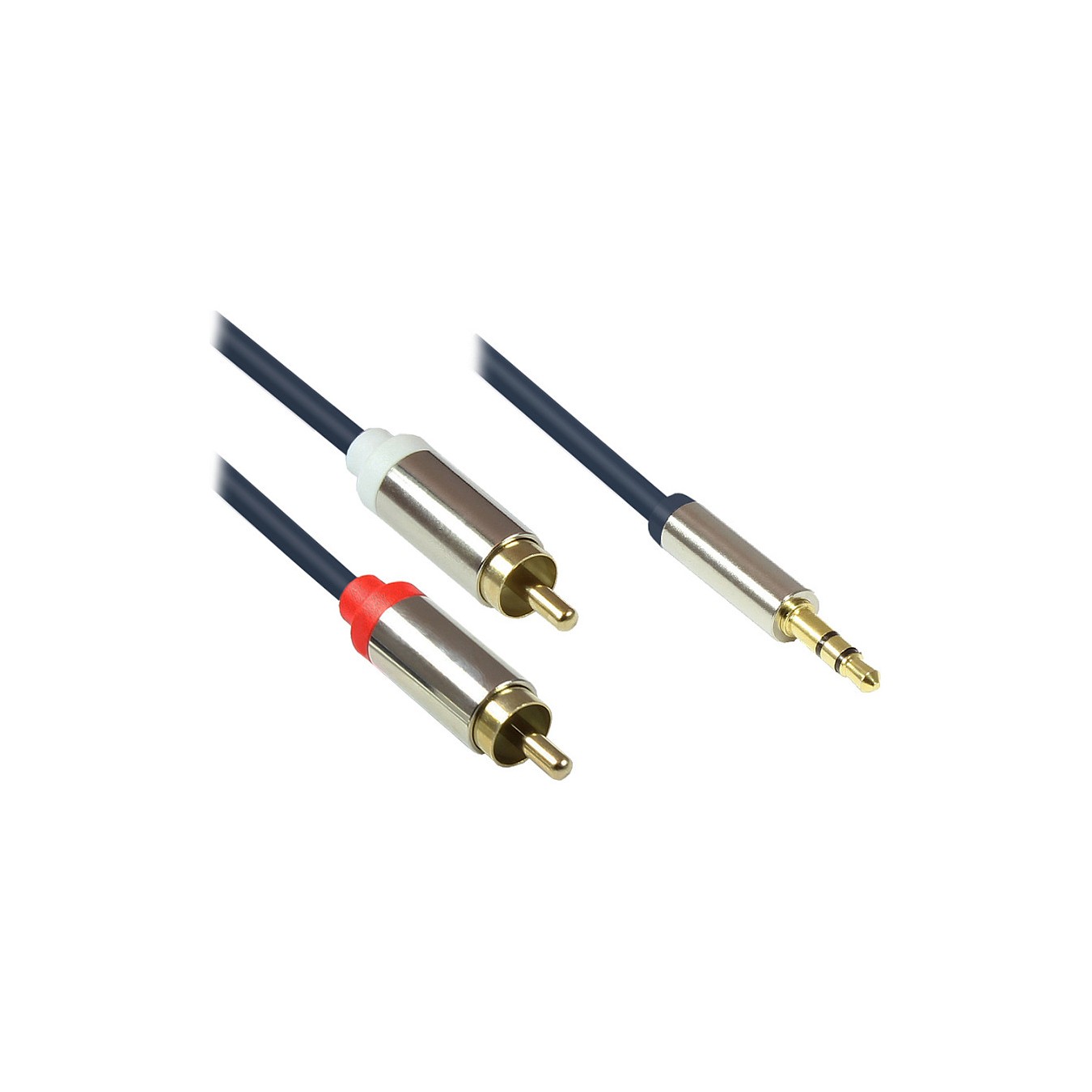 Buy Good Connections Audiokabel 3-pol. 3.5mm-St.-2xRCA St. 3m in Cyprus, Nicosia, Limassol, Larnaka, Pafos