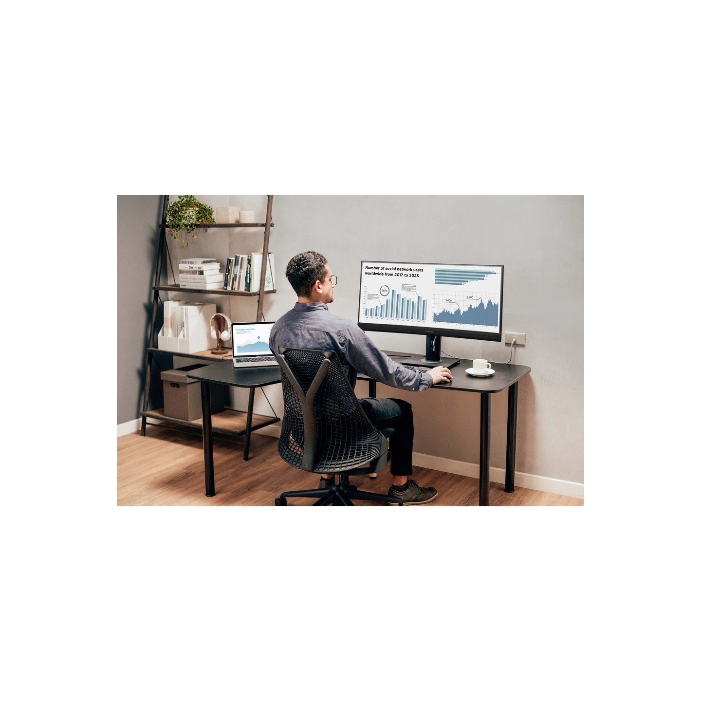 ViewSonic VG3456C 34" Curved UWQHD 100Hz VA Monitor USB-C 100W (Boxed) — Buy in Cyprus with Fast Delivery