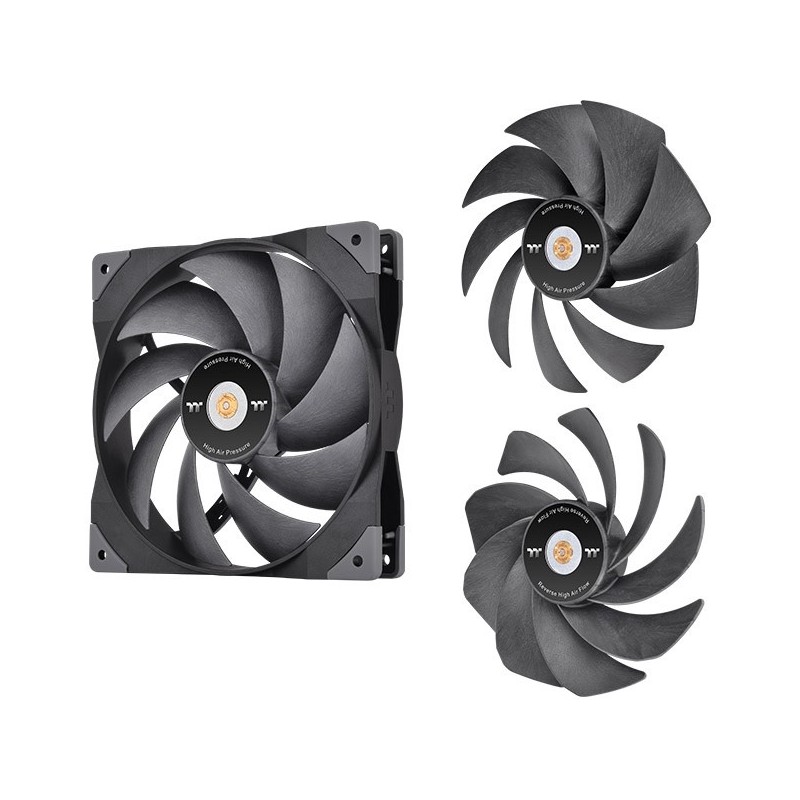 Buy Thermaltake SWAFAN GT14 140mm PC Cooling Fan - Black, 500–2000 RPM, 4-pin PWM in Cyprus, Nicosia, Limassol, Larnaka, Pafos