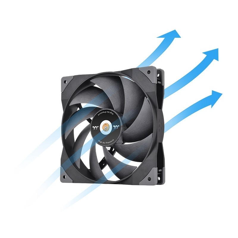 Buy Thermaltake SWAFAN GT14 140mm PC Cooling Fan - Black, 500–2000 RPM, 4-pin PWM in Cyprus, Nicosia, Limassol, Larnaka, Pafos