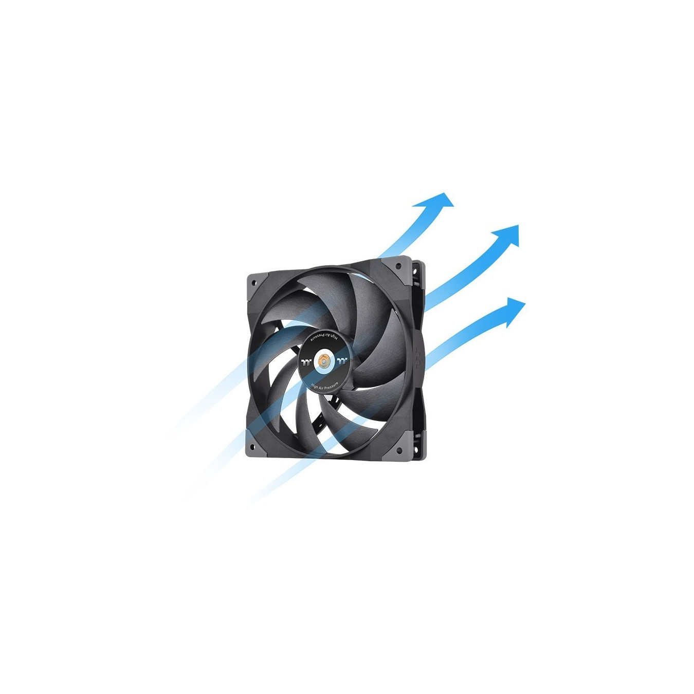 Thermaltake SWAFAN GT14 140mm PC Cooling Fan - Black, 500–2000 RPM, 4-pin PWM — Buy in Cyprus with Fast Delivery