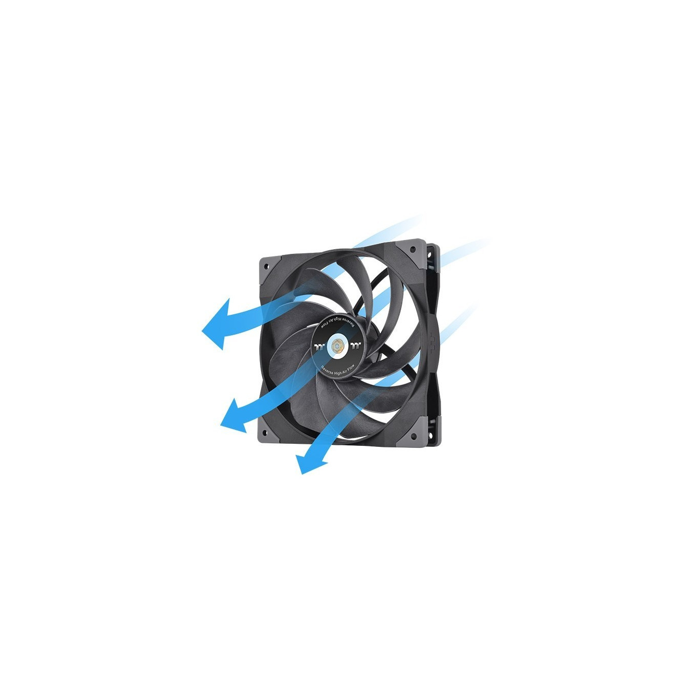 Thermaltake SWAFAN GT14 140mm PC Cooling Fan - Black, 500–2000 RPM, 4-pin PWM — Buy in Cyprus with Fast Delivery