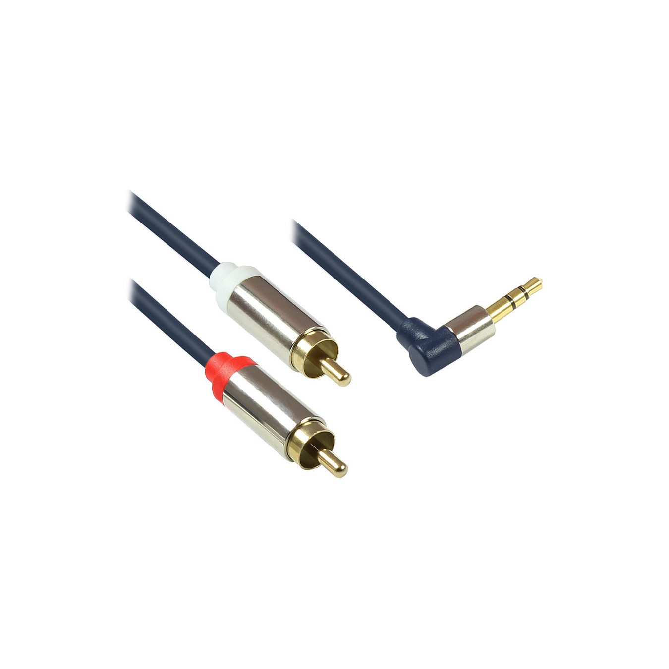 Buy Good Connections Audiokabel 3,5mm-St. gew.-2xRCA St. 1m in Cyprus, Nicosia, Limassol, Larnaka, Pafos