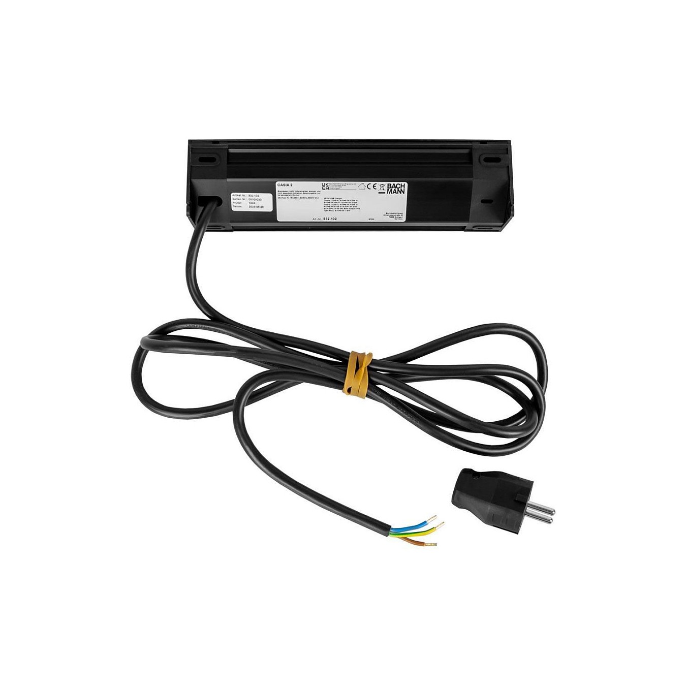 Buy BACHMANN CASIA 2 2xCEE7 3 1xUSB A C 22W 2,0m AEH SW in Cyprus, Nicosia, Limassol, Larnaka, Pafos
