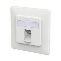 Buy METZ CONNECT Anschlussdose E-DAT C6A IDC 1 Port UP verkehrswei in Cyprus, Nicosia, Limassol, Larnaka, Pafos