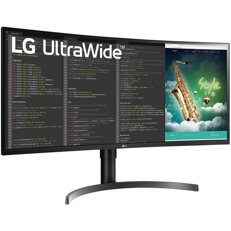 Buy LG 35WN75CP-B - 35in Curved UWQHD (3440x1440) 21:9 VA 100Hz HDR10 USB-C PD 9... in Cyprus, Nicosia, Limassol, Larnaka, Pafos