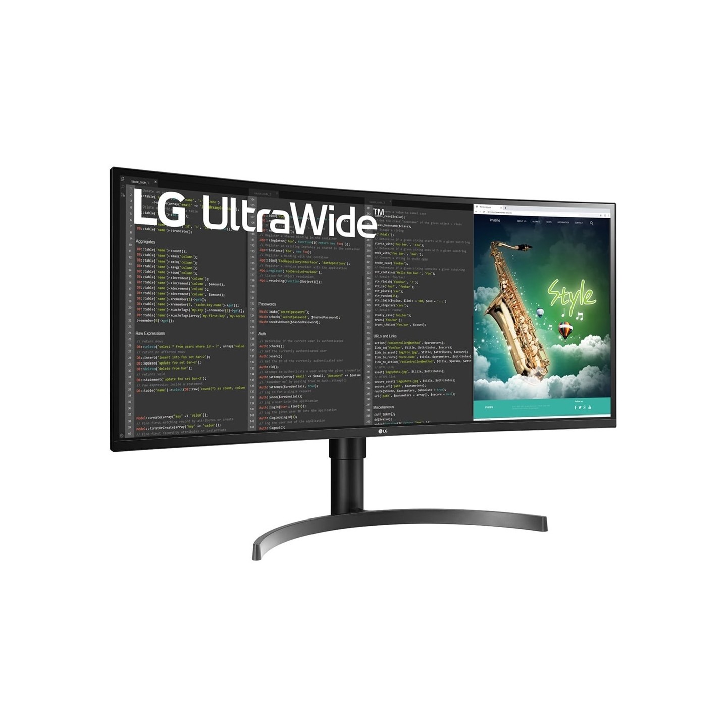 LG 35WN75CP-B 35" Curved UWQHD VA 100Hz HDR10 USB-C 94W - Black (Boxed) — Buy in Cyprus with Fast Delivery