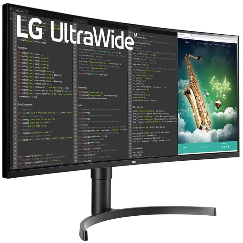 Buy LG 35WN75CP-B - 35in Curved UWQHD (3440x1440) 21:9 VA 100Hz HDR10 USB-C PD 9... in Cyprus, Nicosia, Limassol, Larnaka, Pafos