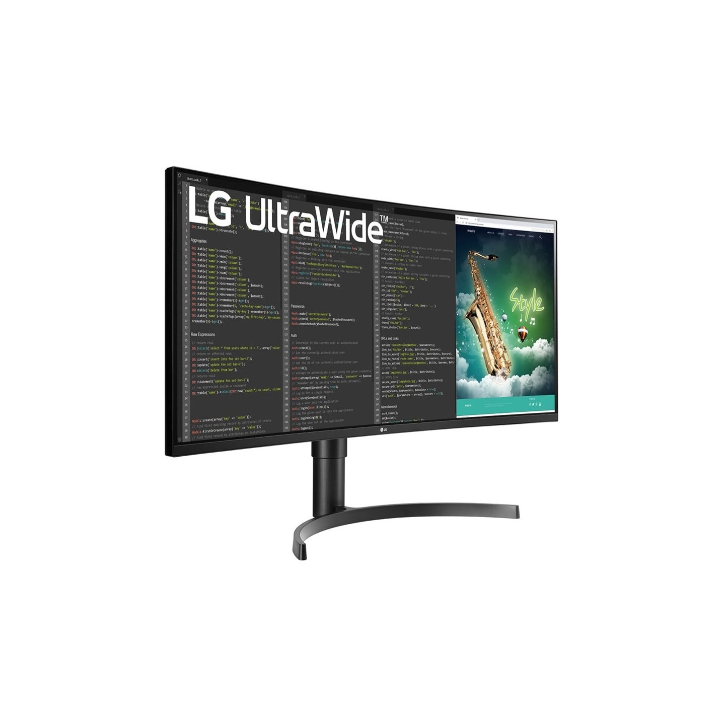 LG 35WN75CP-B 35" Curved UWQHD VA 100Hz HDR10 USB-C 94W - Black (Boxed) — Buy in Cyprus with Fast Delivery