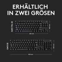 Logitech G413 TKL SE - Tenkeyless Mechanical Gaming Keyboard - Black (Swiss QWERTZ) — Buy in Cyprus with Fast Delivery