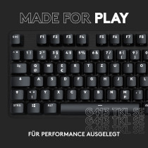 Logitech G413 TKL SE - Tenkeyless Mechanical Gaming Keyboard - Black (Swiss QWERTZ) — Buy in Cyprus with Fast Delivery