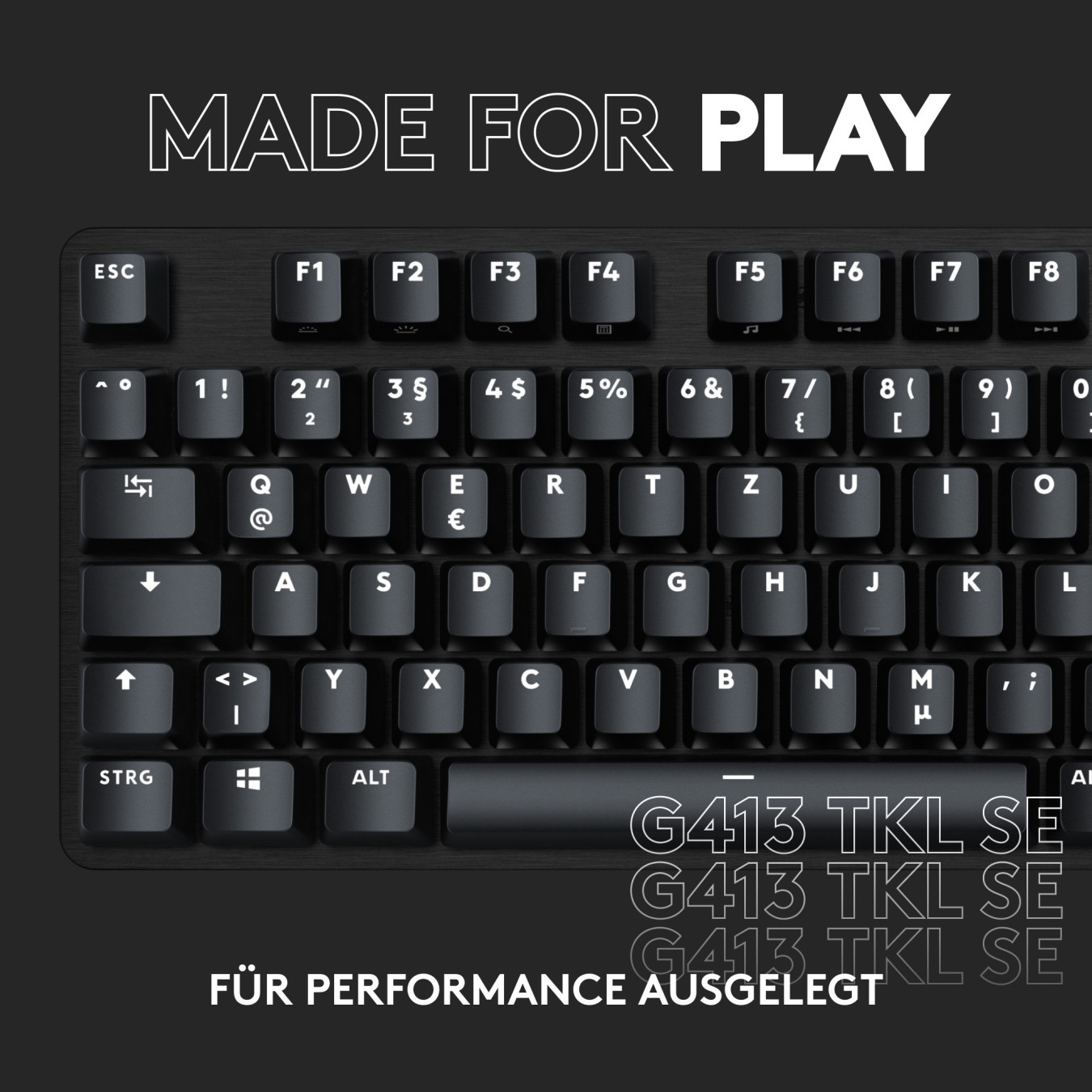Logitech G413 TKL SE - Tenkeyless Mechanical Gaming Keyboard - Black (Swiss QWERTZ) — Buy in Cyprus with Fast Delivery