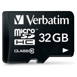 Buy Verbatim Premium microSDHC 32GB - Class 10, 10 MB/s, SD Adapter Included - B... in Cyprus, Nicosia, Limassol, Larnaka, Pafos