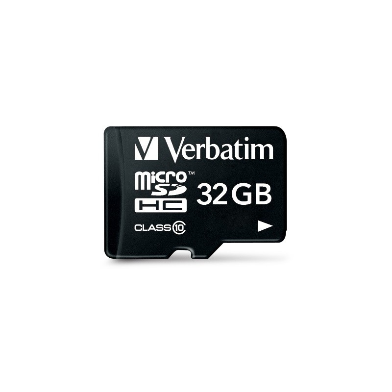 Buy Verbatim Premium microSDHC 32GB - Class 10, 10 MB/s, SD Adapter Included - B... in Cyprus, Nicosia, Limassol, Larnaka, Pafos