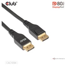 Buy Club 3D DisplayPort 2.1 VESA DP80 Kabel 2m 8K 240Hz St. St. schwarz in Cyprus, Nicosia, Limassol, Larnaka, Pafos