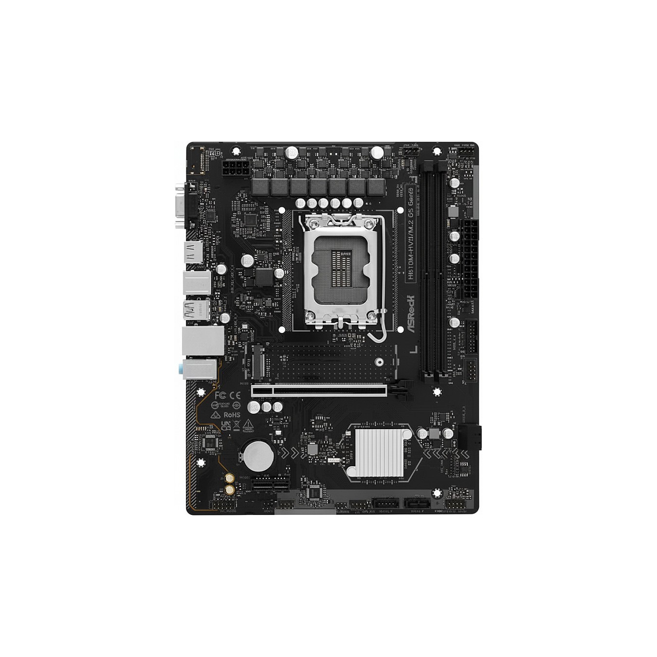 Buy ASROCK H610M-HVS M.2 D5 GEN5 S1700 mATX Intel H610 2xDDR5 retail in Cyprus, Nicosia, Limassol, Larnaka, Pafos