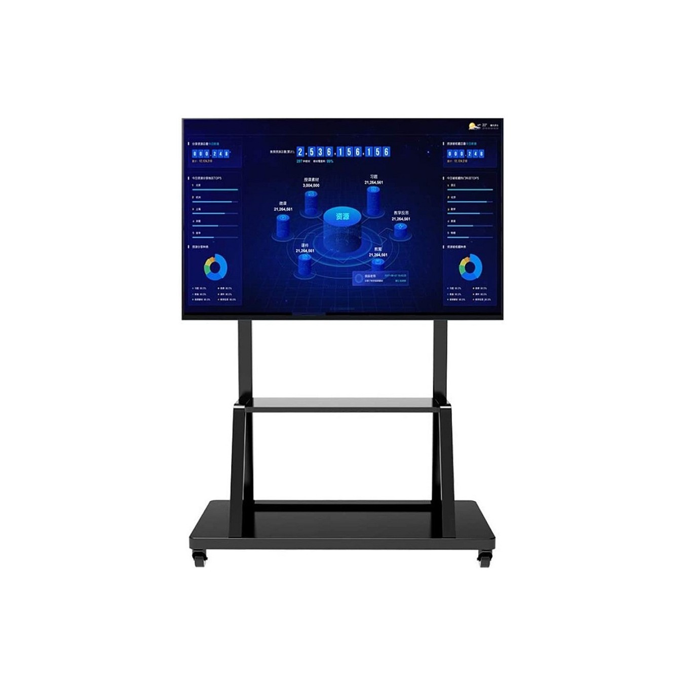 Buy Techly TV Wagen, Multifunktion, 55'-100' höhenverstellbar in Cyprus, Nicosia, Limassol, Larnaka, Pafos