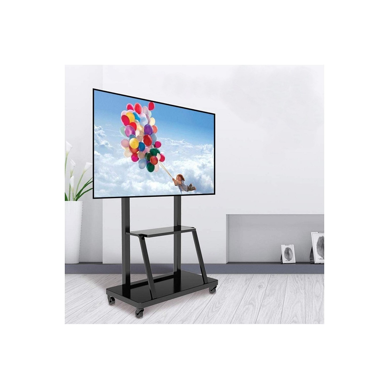 Buy Techly TV Wagen, Multifunktion, 55'-100' höhenverstellbar in Cyprus, Nicosia, Limassol, Larnaka, Pafos