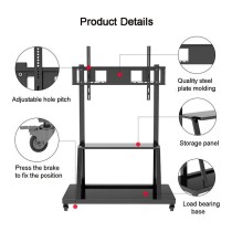 Buy Techly TV Wagen, Multifunktion, 55'-100' höhenverstellbar in Cyprus, Nicosia, Limassol, Larnaka, Pafos