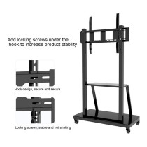 Buy Techly TV Wagen, Multifunktion, 55'-100' höhenverstellbar in Cyprus, Nicosia, Limassol, Larnaka, Pafos