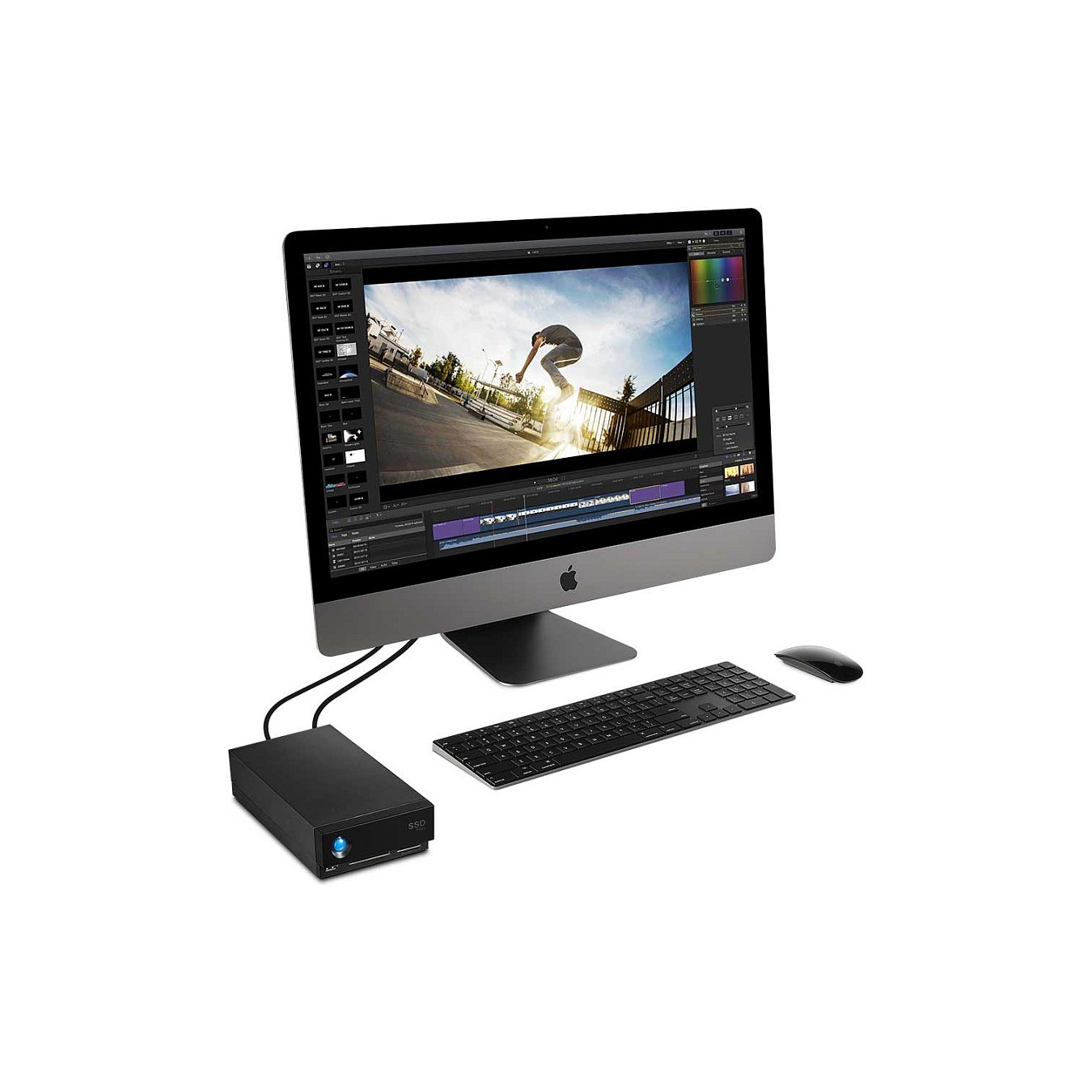 Buy LACIE 1big Dock SSD Pro 4TB Thunderbolt 3 USB 3.1 8,9cm 3,5Zoll fuer MAC & PC - grau in Cyprus, Nicosia, Limassol, Larnaka, 