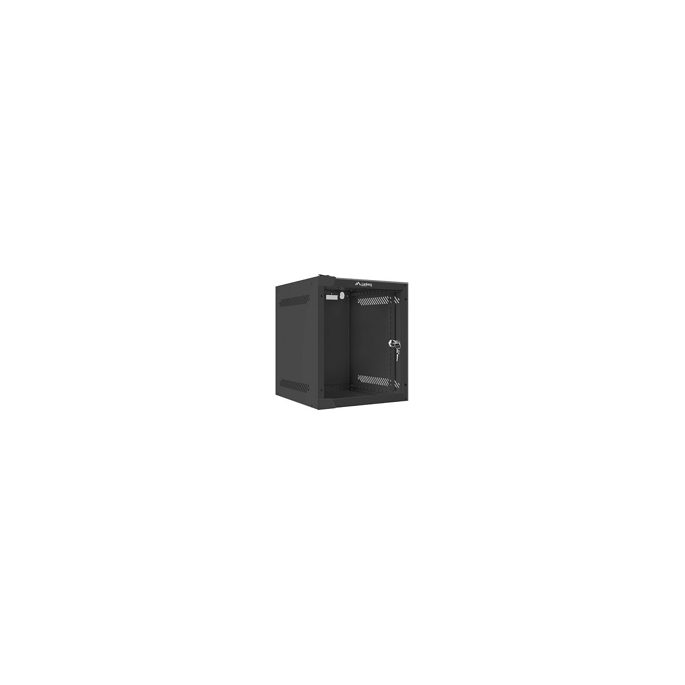 Buy 10' 6U 280x310 Wandgehäuse Glastür (FlatPack) sw in Cyprus, Nicosia, Limassol, Larnaka, Pafos
