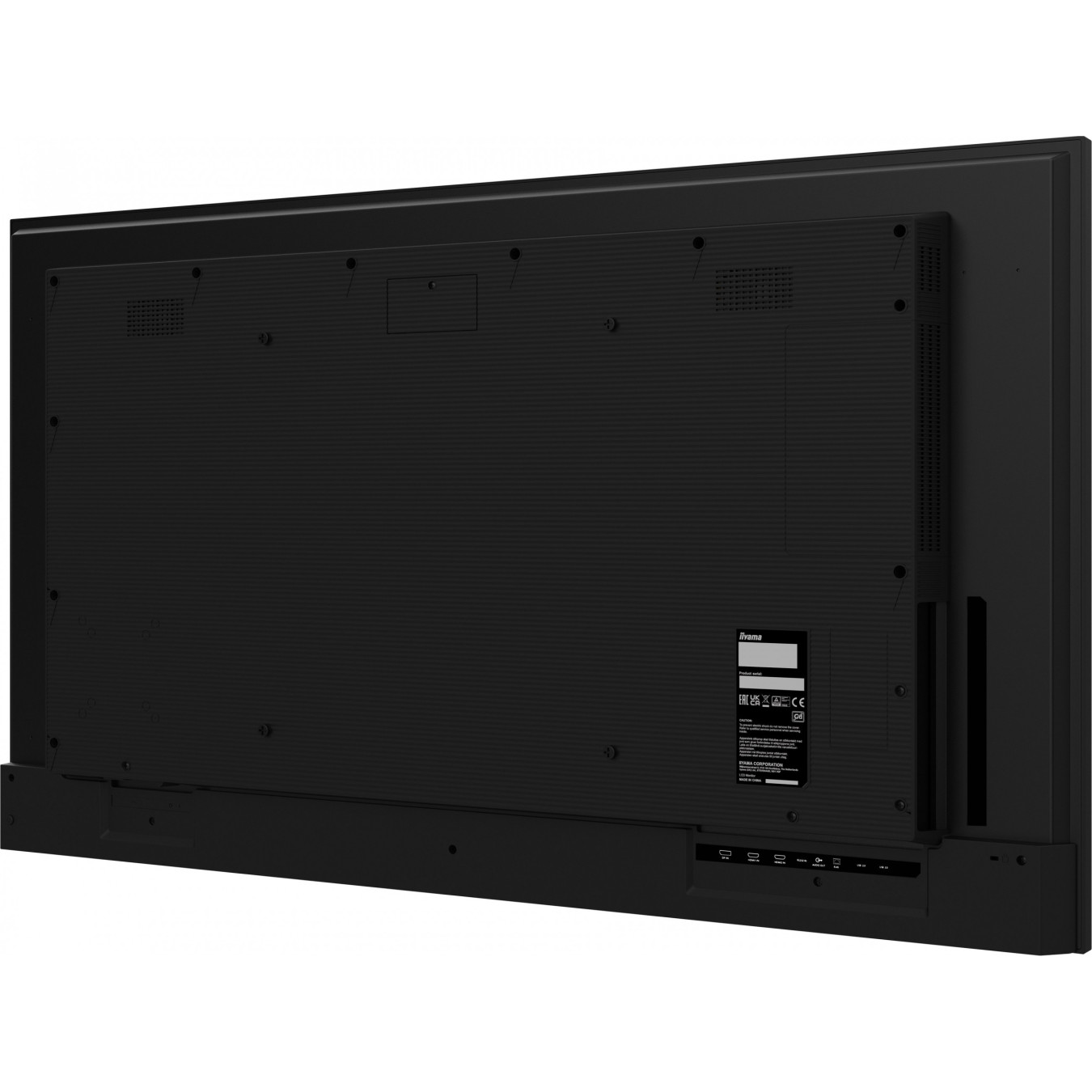 iiyama ProLite LH5565UHSB-B1 - 55" 4K (3840x2160) IPS Touch Display, 800 cd/m2, Android 11, Wi-Fi, 2xHDMI+DP, Speakers, Black