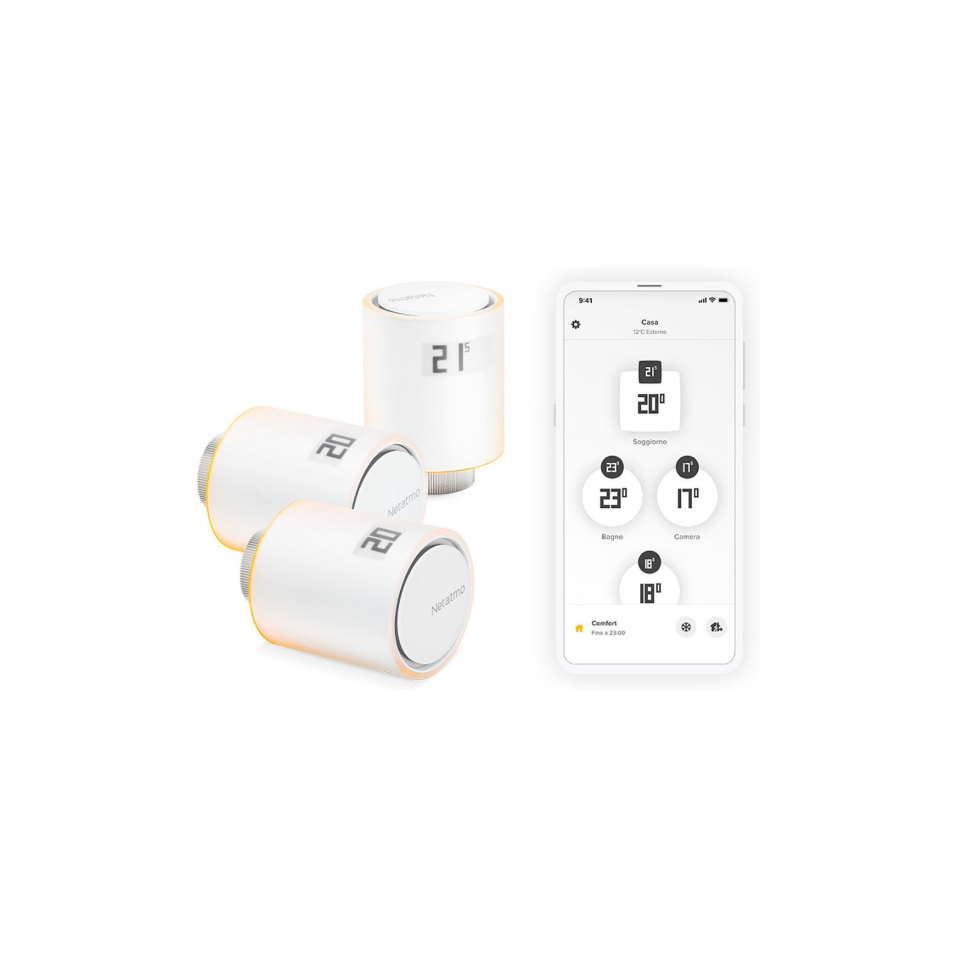 Buy Netatmo 3 Zusätzliche Heizkörperthermostate in Cyprus, Nicosia, Limassol, Larnaka, Pafos