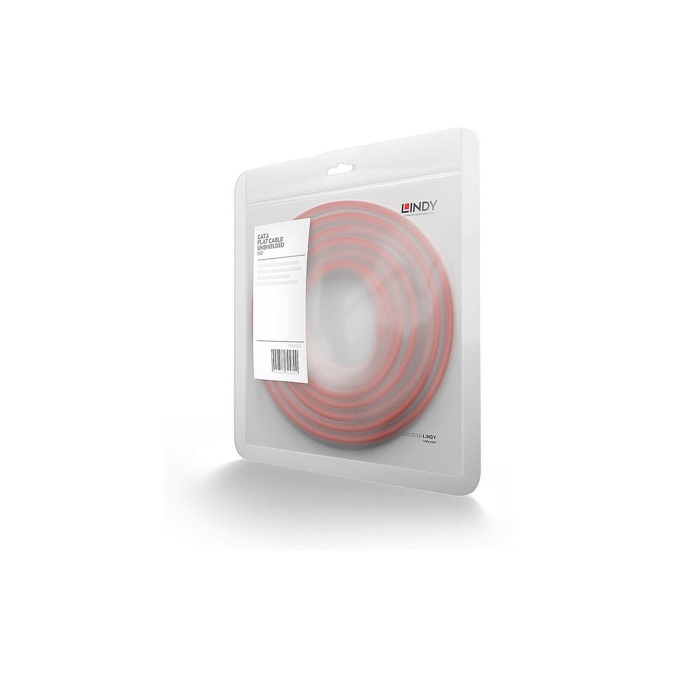 Buy LINDY Patchkabel Cat6 Flachband ungeschirmt rot 1m in Cyprus, Nicosia, Limassol, Larnaka, Pafos