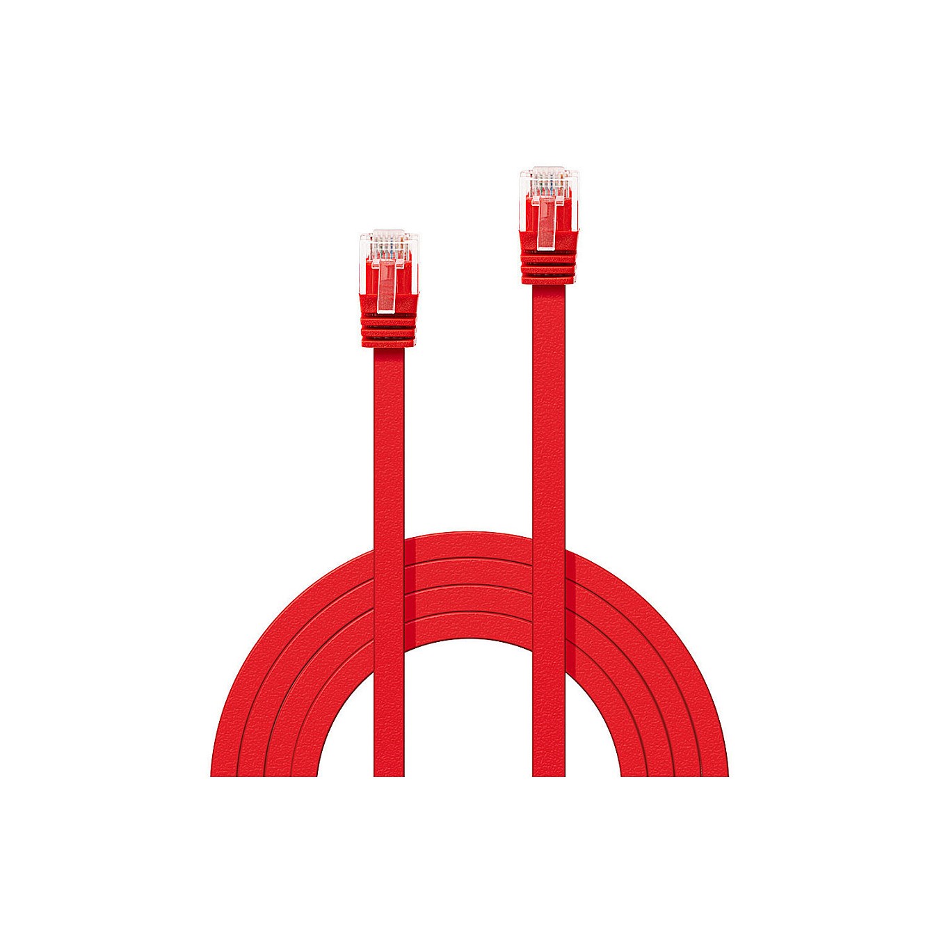 Buy LINDY Patchkabel Cat6 Flachband ungeschirmt rot 1m in Cyprus, Nicosia, Limassol, Larnaka, Pafos