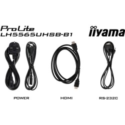Buy iiyama ProLite LH5565UHSB-B1 - 55" 4K (3840x2160) IPS Touch Display, 800 cd/... in Cyprus, Nicosia, Limassol, Larnaka, Pafos