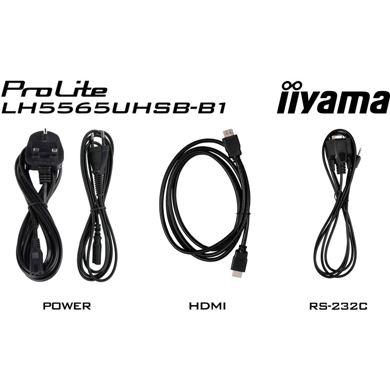 Buy iiyama ProLite LH5565UHSB-B1 - 55" 4K (3840x2160) IPS Touch Display, 800 cd/... in Cyprus, Nicosia, Limassol, Larnaka, Pafos