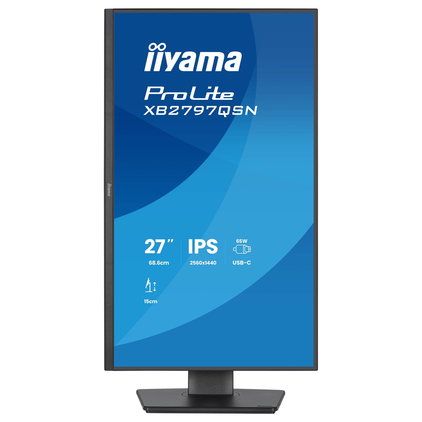 Buy IIYAMA 68.6cm (27') XB2797QSN-B1 16:9 HDMI+DP+USB-C IPS in Cyprus, Nicosia, Limassol, Larnaka, Pafos